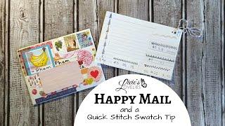 HAPPY MAIL | STITCH SWATCH TIP | LIVIE'S LOVELIES