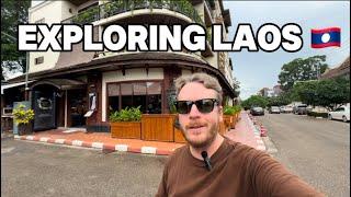 First Day in Laos! - Exploring the Capital City Vientiane!