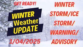 Winter Weather Update 01/04/2025