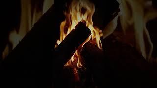 Burning Fireplace Sounds | Relaxing Sound Ambience | Vertical Video