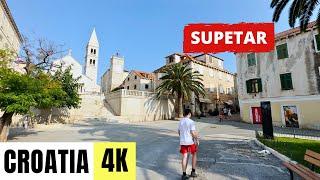 BRAC ISLAND, CROATIA  [4K] SUPETAR — Walking Tour