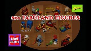 80s LEGO FABULAND FIGURES - with Leon Hills - LEON CREATOR