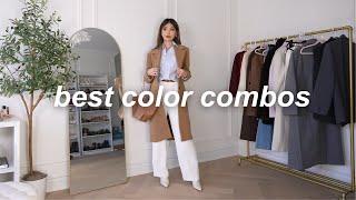 10 COLOR COMBOS to instantly look put together! *simple & easy*