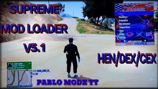 (GTA5 PS3)Supreme ModLoader v5.1  BLES & BLUS + DOWNLOAD