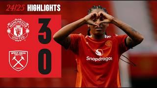 Three Goals At Old Trafford  | Man Utd Women 3-0 West Ham