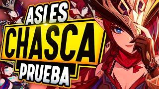 CHASCA ESTA A OTRO NIVEL  PRIMERAS IMPRESIONES y POSIBLES BUILDS - Genshin Impact