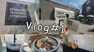 Vlog#1  | นั่งเครื่องบินทิพย์ VIRTUAL JETTY  | IKOVOX COFFEE | กิน 슻불고기덮밥 |upstory