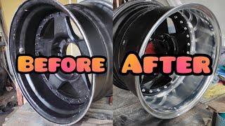 Customizing 4x4 Rim with Extra Wide and Polished Lips