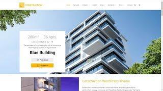 Construction WordPress Theme   Home Page Presentation by Visualmodo