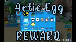 Artic Egg INDEX REWARDS Mining Simulator 2 -Roblox