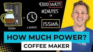 Coffee Maker. How Much Power for a Mobile, Marine, or Off-Grid Electrical System?