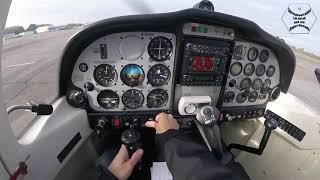 Tecnam P2002 JP Start up, taxi and take off