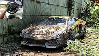 Rebuilding Aventador LP 700-4 2012 Lamborghini //Forza Horizon 5  Steering Wheel Gamer Gameplay T300