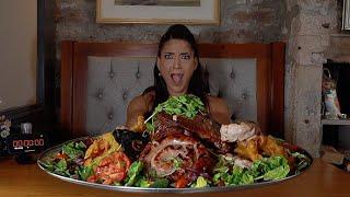 I FAILED! 'THE ANIMAL' BRITAINS BIGGEST MIXED GRILL CHALLENGE | @LeahShutkever