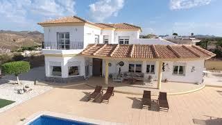 Spanish property tour-Villa Elysium Aerial video-Stunning 5 bed 4 bath villa Partaloa 439,999 Euros