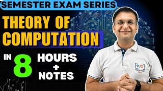 Complete TOC Theory of Computation in one shot | Semester Exam | Hindi