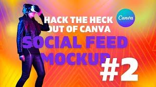 How to Make a 'Breakout' Scroll-stopping Social Post [Example 2] | Canva Tutorials