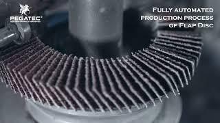 Let's visit the production of PEGATEC flap disc together#tool #polish