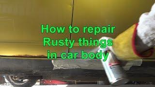 How to repair Rusty things in Toyota car body