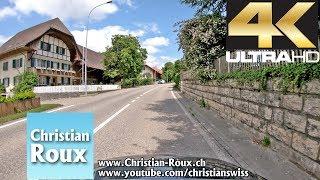 1X UHD - Switzerland 318 (Camera on board Camera): Route Fräschels - Nidau (Hero6)