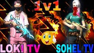 LOKI TV VS SOHEL TV //CHALLENGE ONLY RED NUMBER #freefireindia #shorts #viral