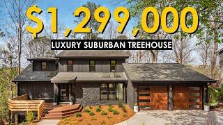 TOUR the Ultimate Luxury Suburban Treehouse in Sandy Springs | Luxury Real Estate Georgia