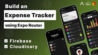  Build an Expense Tracker App with Expo Router | Firebase | React Native Tutorial for Beginners