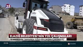 ELAZIĞ BELEDİYESİ, KENT GENELİNDE YOL ÇALIŞMALARINA DEVAM EDİYOR