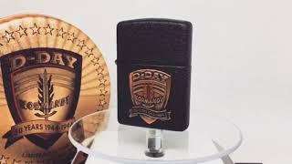 ZIPPO ORIGINAL USA COTY 1994 D-DAY NORMANDY BLACK CRACKLE