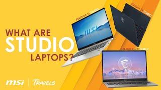 What Are NVIDIA Studio Laptops? | MSI Travels