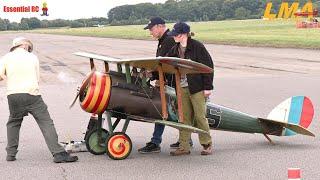 Giant RC Nieuport 28 WW1 biplane | LMA Elvington Show 2024