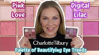 *NEW* Charlotte Tilbury 9-Pan Palettes \ In-Depth Review of Pink Love & Digital Lilac