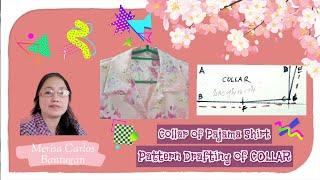 Pattern Drafting of Collar of Pajama Shirt Part III