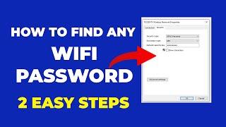 Find Any WiFi Password on PC-  2 Easy Steps