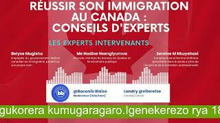 Comment réussir son immigration au #Canada   ? Conseils d’experts: Kirundi