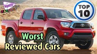 Top 10 Worst-Reviewed Cars of 2015 || Pastimers