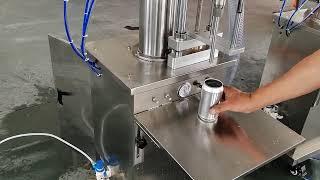 Semi automatic manual vertical type piston filler filling machine for viscous liquid