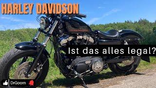 Harley Davidosn Sportster Umbau | HD Sportster 48 | DrGoorn Motovlog