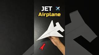 The easiest paper jet airplane to make | paper plane 