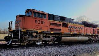 Chasing a Huge BNSF Coal Train with BNSF SD70ACe Leaders and a Rare BNSF SD70MACe DPU | 3-26-2022