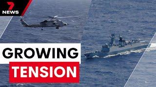 Australia tracks China’s warships in the Bight, tensions coincide with $300M helicopter deal | 7NEWS