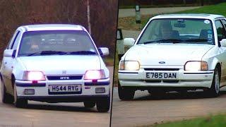 Vauxhall Astra GTE vs Ford Escort: '80s Shootout #TBT - Fifth Gear