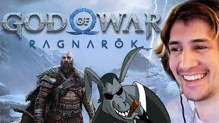 xQc Reacts to 'God of War Ragnarok' by videogamedunkey