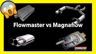 Flowmaster vs Magnaflow Sonido Mufflers para 8 Cilindros (También)