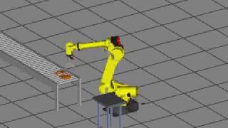 Vanguard Vision Robot Simulation with FANUC Roboguide (Pick & Place)