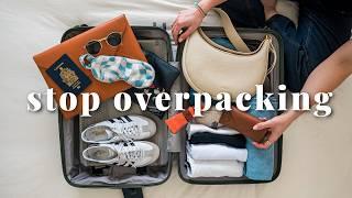 I Learned The EASIEST Way to Pack For Travel (carry on only pack with me!) ️