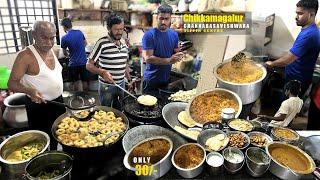 Chikkamagalur Famous Eatery | 10 Varieties Highest Selling Early Morning Breakfast | StreetFoodIndia