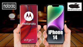 Motorola Edge 40 vs iPhone 14 || iPhone 14 vs Motorola Edge 40 - Motorola vs iPhone Full Video