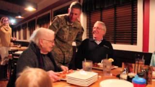 US Navy Captain Surprises His Parents at Lou's