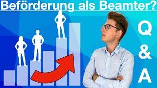 Beförderungen bei Beamten | Wartezeiten und Einstiegsämter | Ich beantworte Eure Fragen! | Q&A